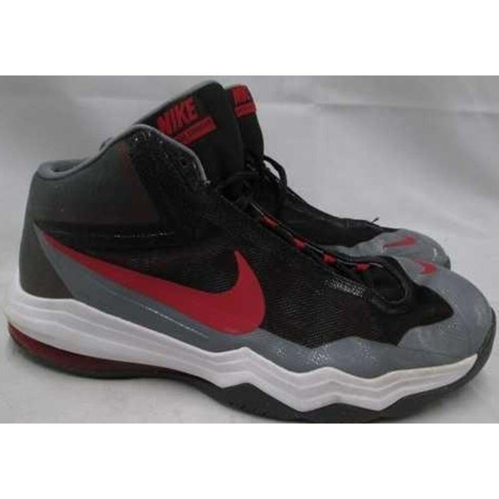 Nike Mens Air Max Audacity Basketball Shoes Size 11 Gray Red Black $170 NEW